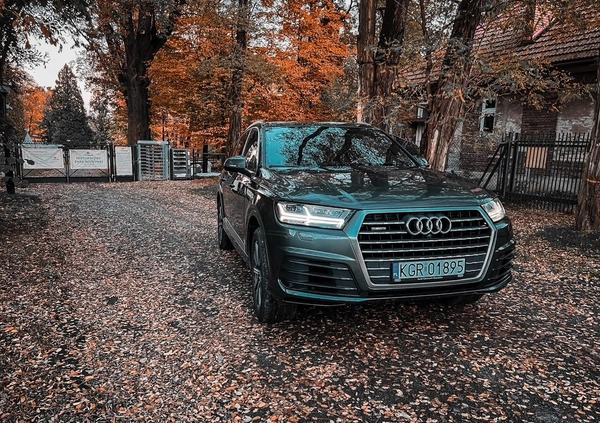 Audi Q7 cena 159000 przebieg: 62037, rok produkcji 2019 z Gorlice małe 562